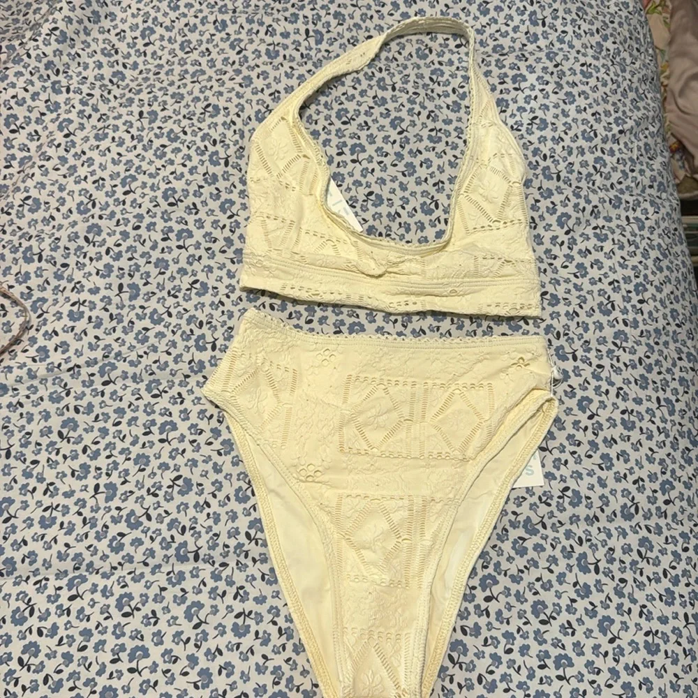 Frankie’s Bikinies Angel Dust Patchwork Bikini